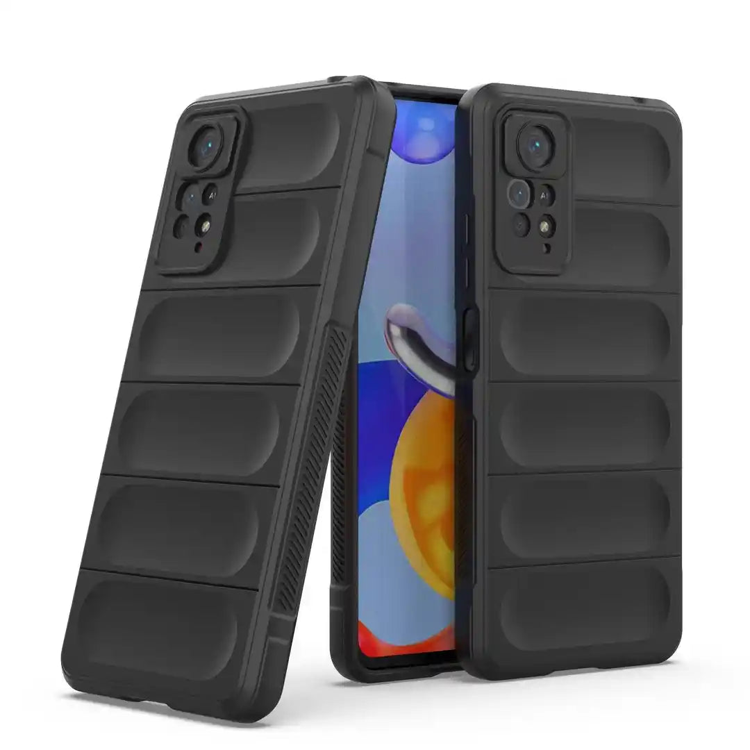 Shield Silicone Back Cover for Redmi Note 11 Pro Plus 5G (6.67") | Sil