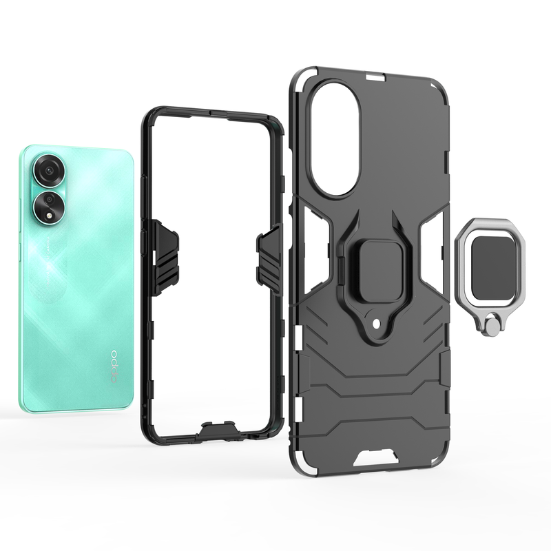 Classic Robot - Mobile Back Cover for Oppo A78 4G - 6.43 Inches - (INR 259 for prepaid orders only)