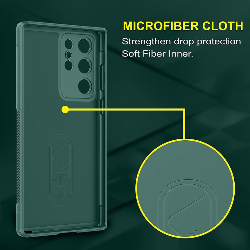 Shield Silicone - Mobile Case for Samsung Galaxy S22 Ultra 5G - 6.8 Inches - (INR 159 Only for prepaid orders)