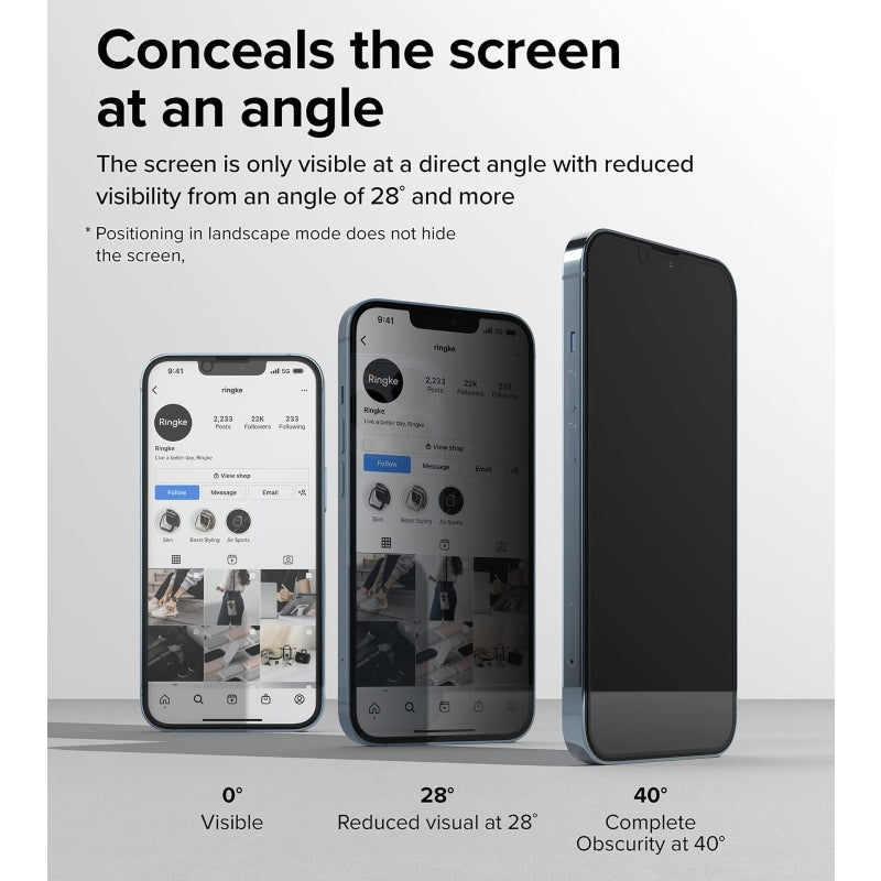 nPlusOne - Privacy Tempered Glass for iPhone 14 Plus - 6.7 Inches