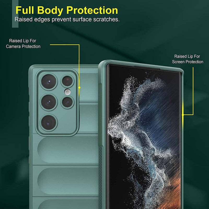Shield Silicone - Mobile Case for Samsung Galaxy S22 Ultra 5G - 6.8 Inches - (INR 159 Only for prepaid orders)