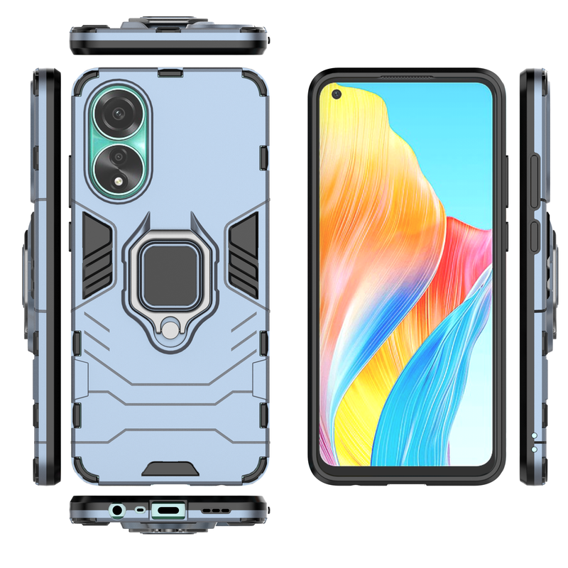 Classic Robot - Mobile Back Cover for Oppo A78 4G - 6.43 Inches - (INR 259 for prepaid orders only)