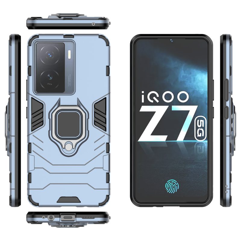 Classic Robot - Mobile Back Cover for IQOO Z7 5G - 6.38 Inches - (INR 259 for prepaid orders only)