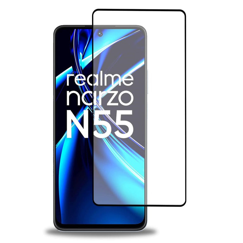 nPlusOne - 9H Tempered Glass for Realme C55 - 6.72 Inches