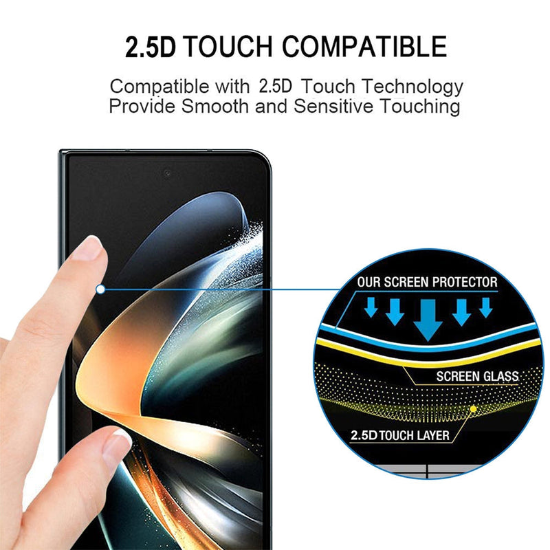 nPlusOne - 9H Tempered Glass for Samsung Galaxy Z Fold4 5G - 7.6 Inches