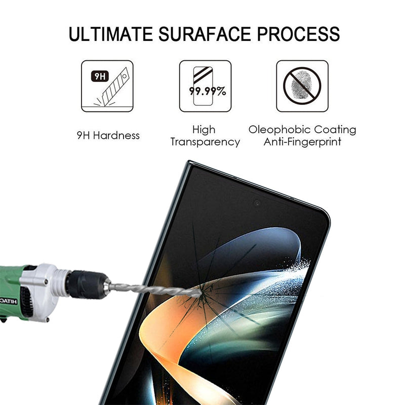 nPlusOne - 9H Tempered Glass for Samsung Galaxy Z Fold4 5G - 7.6 Inches