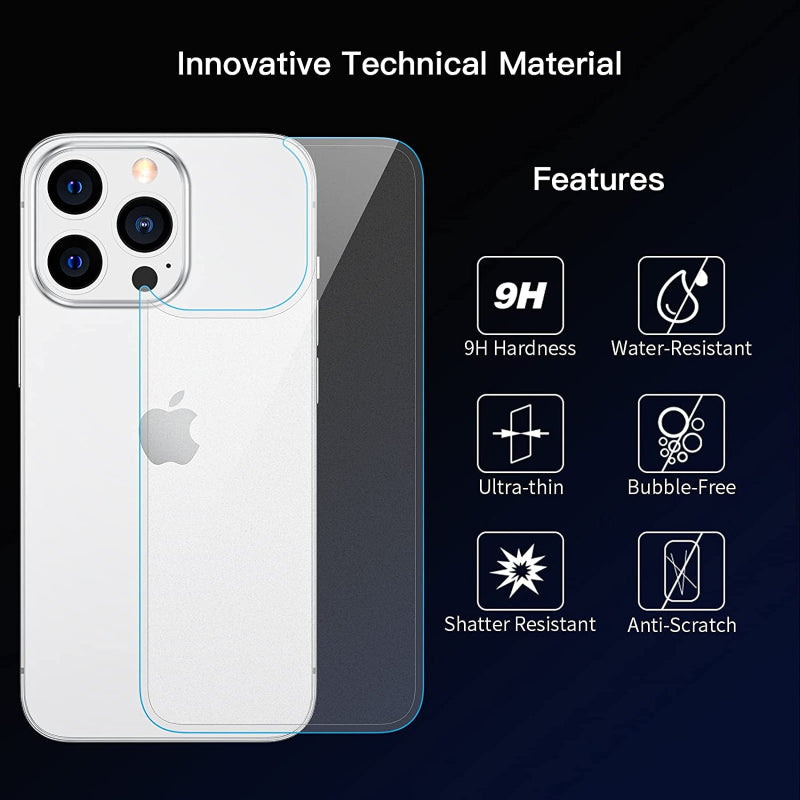 iPhone 13 Pro Max Back Tempered Glass