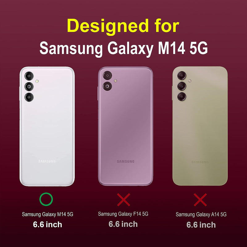 Shield Silicone - Mobile Case for Samsung Galaxy M14 5G - 6.6 Inches - (INR 159 Only for prepaid orders)