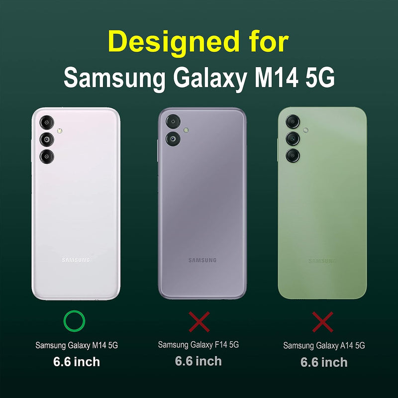 Shield Silicone - Mobile Case for Samsung Galaxy M14 5G - 6.6 Inches - (INR 159 Only for prepaid orders)