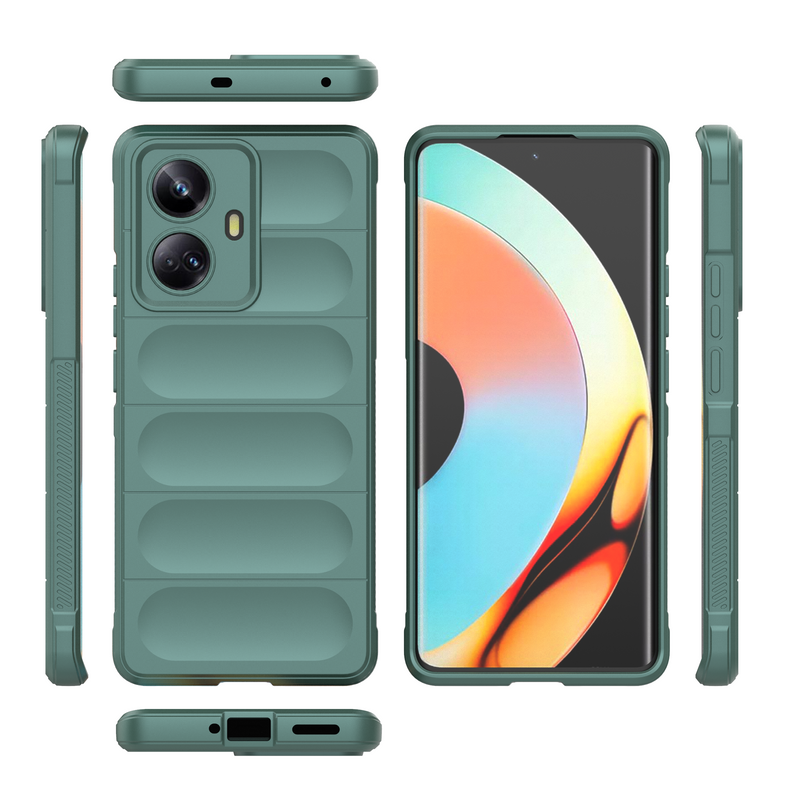 Shield Silicone - Mobile Case for Realme 10 Pro Plus 5G  - 6.7 Inches - (INR 159 Only for prepaid orders)