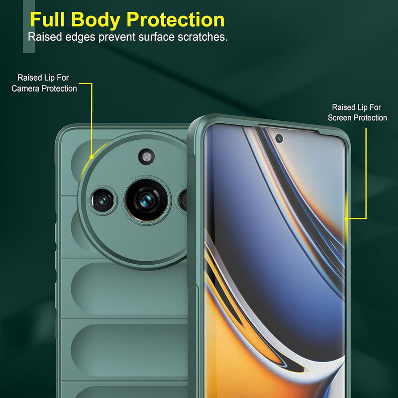 Shield Silicone - Mobile Case for Realme Narzo 60 Pro 5G  - 6.7 Inches - (INR 159 Only for prepaid orders)