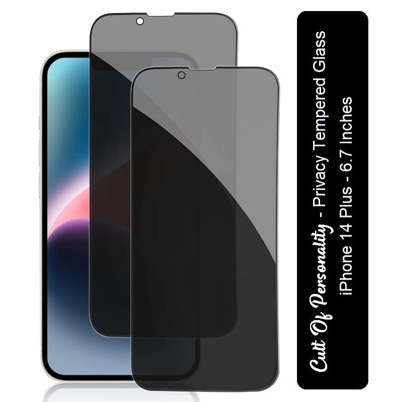 nPlusOne - Privacy Tempered Glass for iPhone 14 Plus - 6.7 Inches