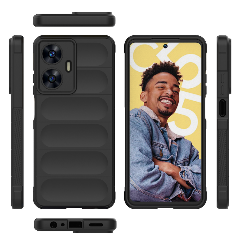 Shield Silicone - Mobile Case for Realme Narzo N55 - 6.72 Inches - (INR 159 Only for prepaid orders)