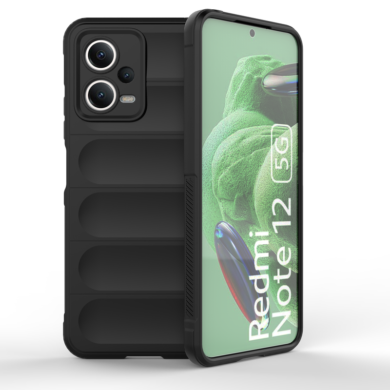 Shield Silicone - Back Case for Poco X5 5G - 6.67 Inches - (INR 199 Only for Prepaid Orders)
