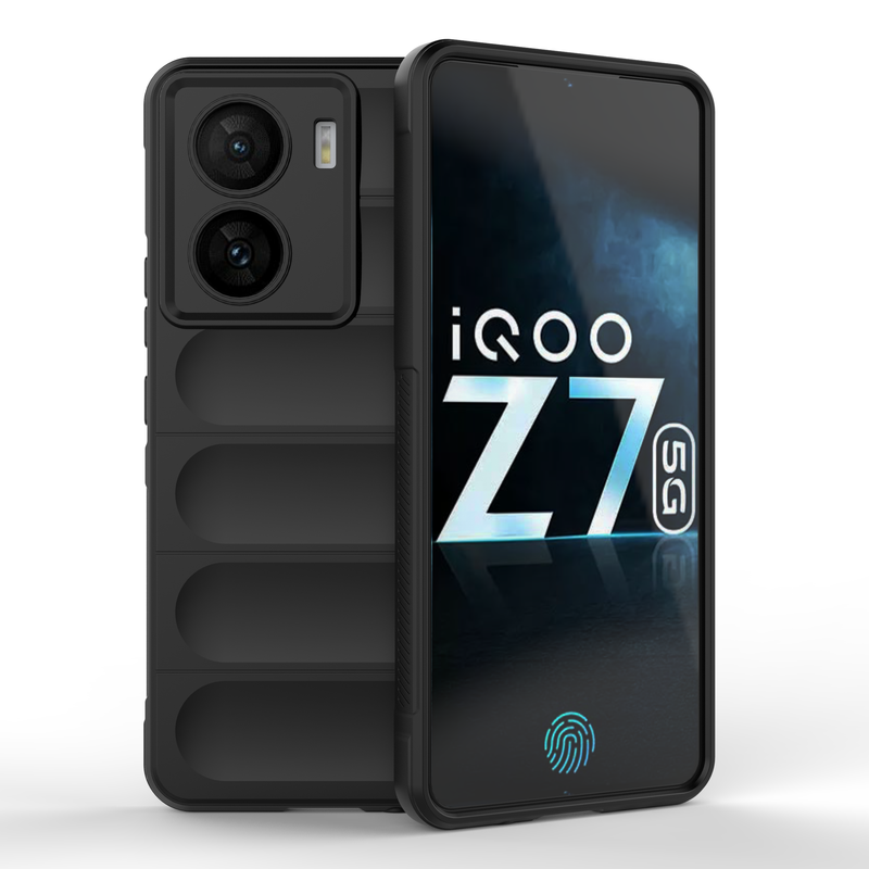 Shield Silicone - Mobile Case for IQOO Z7s 5G - 6.38 Inches - (INR 159 Only for prepaid orders)
