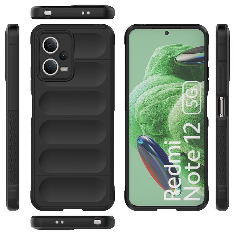 Shield Silicone - Back Case for Poco X5 5G - 6.67 Inches - (INR 199 Only for Prepaid Orders)