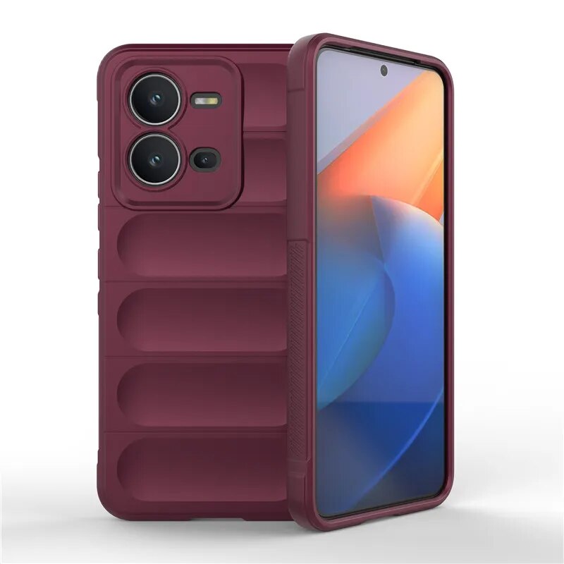 Shield Silicone - Mobile Case for Vivo V25 5G - 6.44 Inches - (INR 159 Only for prepaid orders)