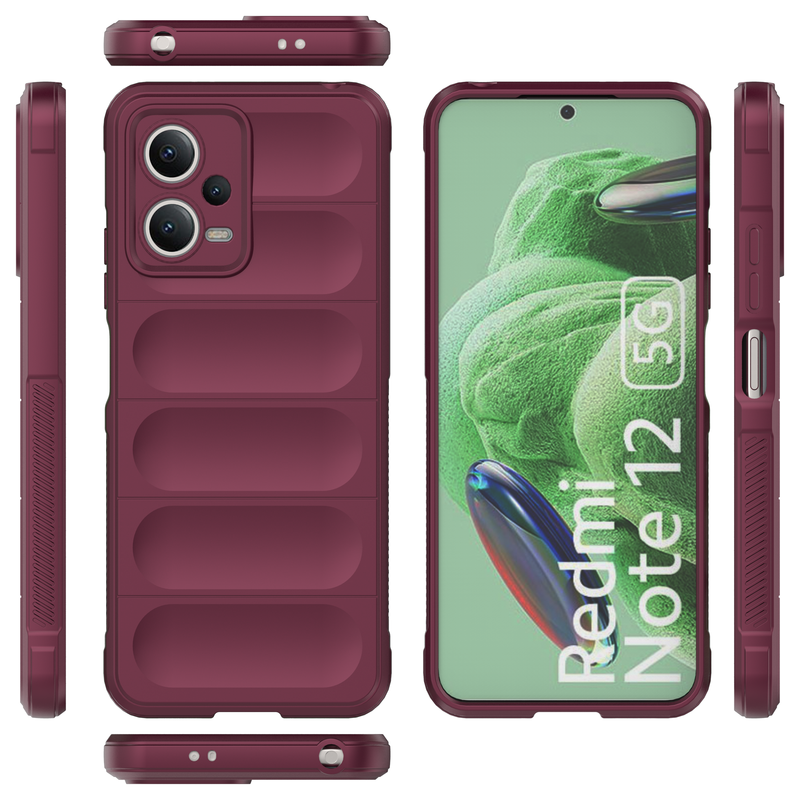 Shield Silicone - Back Case for Poco X5 5G - 6.67 Inches - (INR 199 Only for Prepaid Orders)