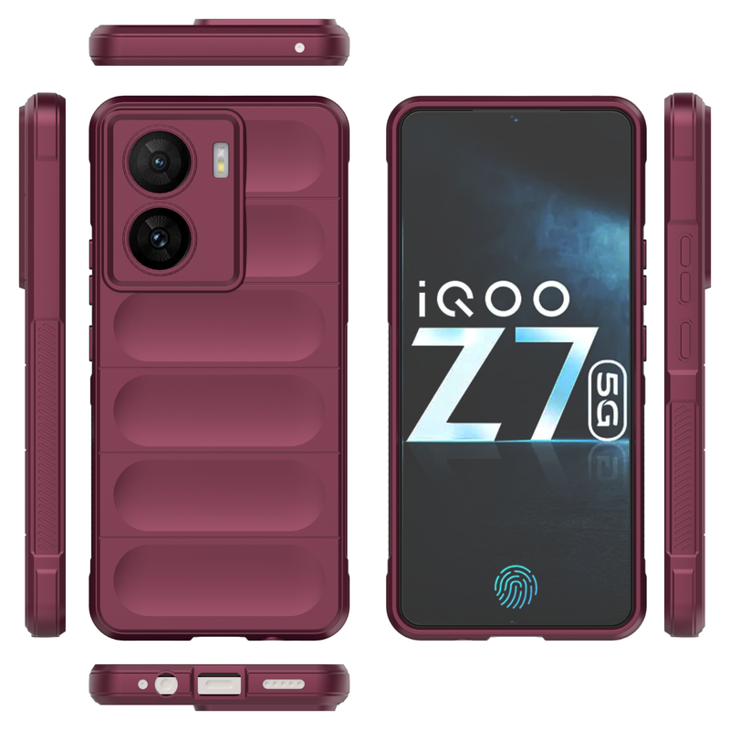 Shield Silicone - Mobile Case for IQOO Z7s 5G - 6.38 Inches - (INR 159 Only for prepaid orders)