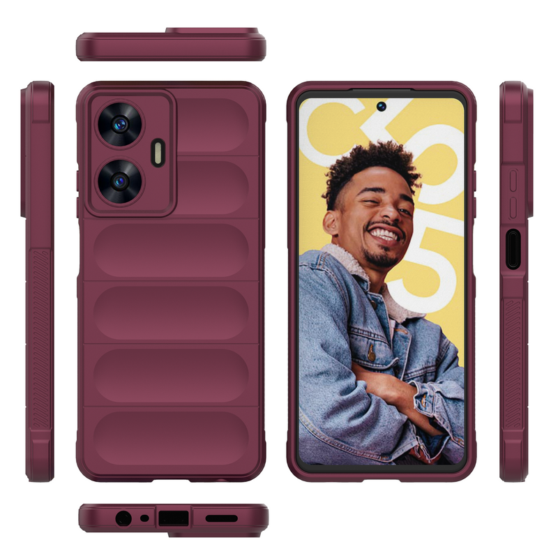 Shield Silicone - Mobile Case for Realme Narzo N55 - 6.72 Inches - (INR 159 Only for prepaid orders)