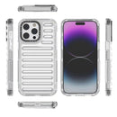 Bumper Track Mobile Back Cover for iPhone 14 Pro (6.1") | Shockproof Case | Unique Designed Case | Trans Case