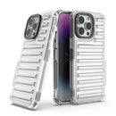 Bumper Track Mobile Back Cover for iPhone 14 Pro (6.1") | Shockproof Case | Unique Designed Case | Trans Case