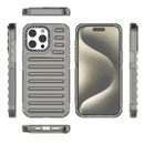 Bumper Track Mobile Back Cover for iPhone 15 Pro (6.1") | Shockproof Case | Unique Designed Case | Trans Case