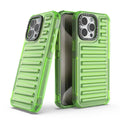 Bumper Track Mobile Back Cover for iPhone 15 Pro (6.1") | Shockproof Case | Unique Designed Case | Trans Case