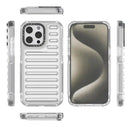 Bumper Track Mobile Back Cover for iPhone 15 Pro (6.1") | Shockproof Case | Unique Designed Case | Trans Case
