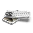 Bumper Track Mobile Back Cover for iPhone 15 Pro (6.1") | Shockproof Case | Unique Designed Case | Trans Case
