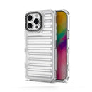 Bumper Track Mobile Back Cover for iPhone 16 Pro (6.3") | Shockproof Case | Unique Designed Case | Trans Case