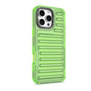 Bumper Track Mobile Back Cover for iPhone 16 Pro (6.3") | Shockproof Case | Unique Designed Case | Trans Case