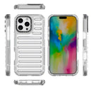 Bumper Track Mobile Back Cover for iPhone 16 Pro (6.3") | Shockproof Case | Unique Designed Case | Trans Case