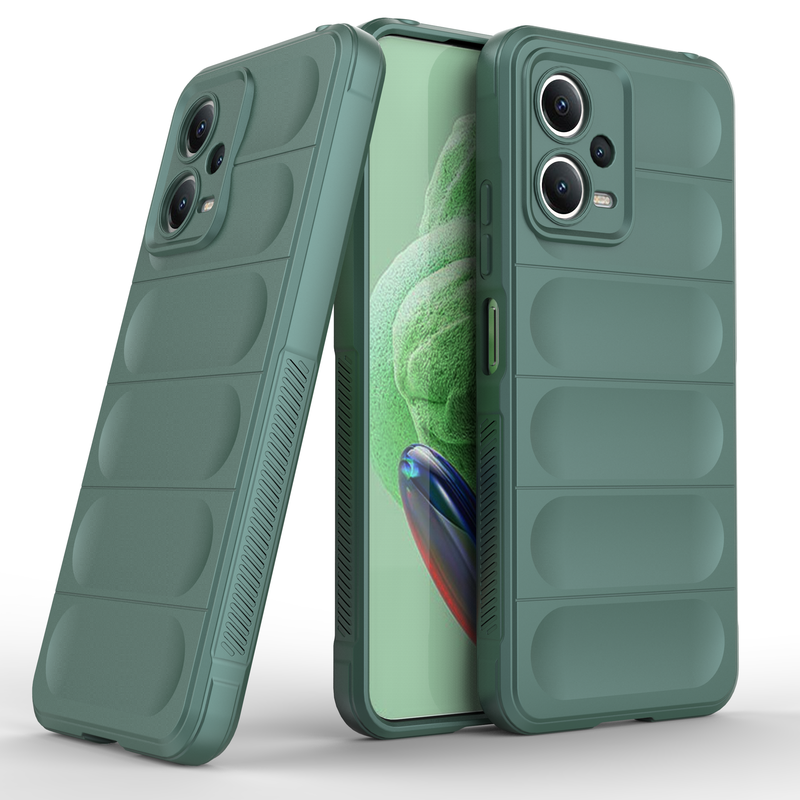 Shield Silicone - Back Case for Poco X5 5G - 6.67 Inches - (INR 199 Only for Prepaid Orders)