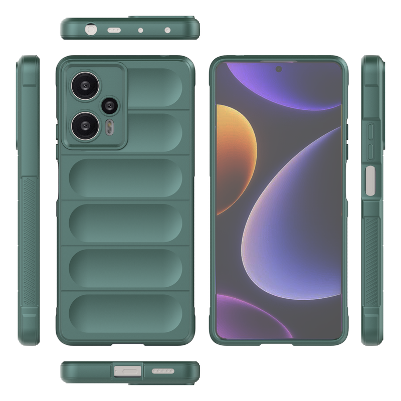 Shield Silicone - Mobile Case for Poco F5 5G - 6.67 Inches - (INR 159 Only for prepaid orders)