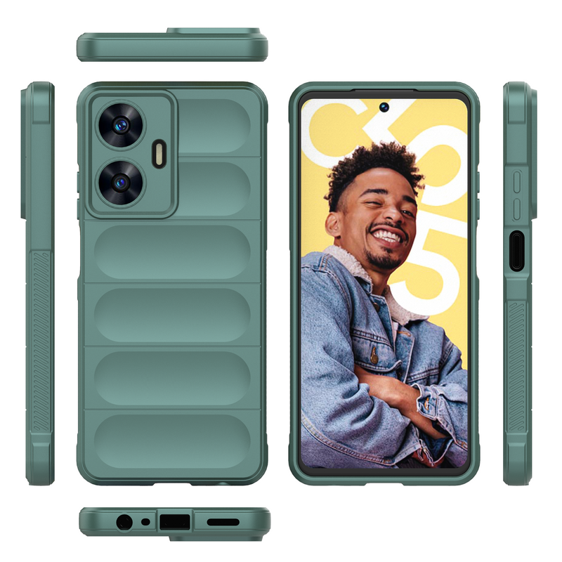 Shield Silicone - Mobile Case for Realme Narzo N55 - 6.72 Inches - (INR 159 Only for prepaid orders)