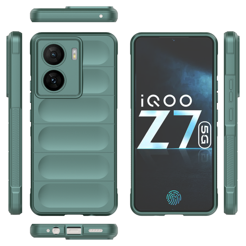 Shield Silicone - Mobile Case for IQOO Z7s 5G - 6.38 Inches - (INR 159 Only for prepaid orders)
