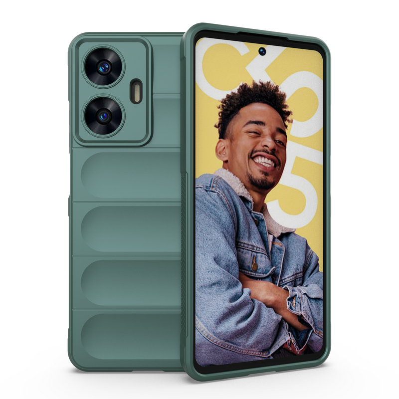 Shield Silicone - Mobile Case for Realme Narzo N55 - 6.72 Inches - (INR 159 Only for prepaid orders)
