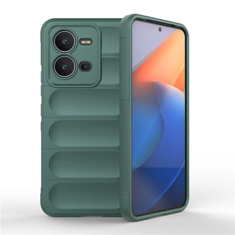 Shield Silicone - Mobile Case for Vivo V25 5G - 6.44 Inches - (INR 159 Only for prepaid orders)