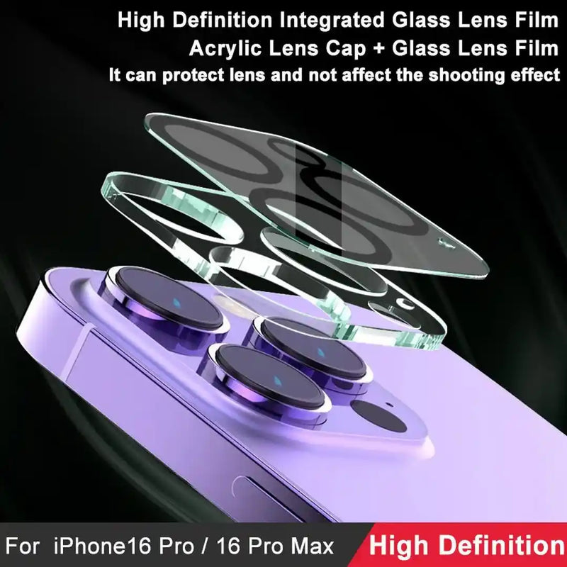 CULT OF PERSONALITY - 9H Camera Lens Protector for iPhone 16 Pro - Clear