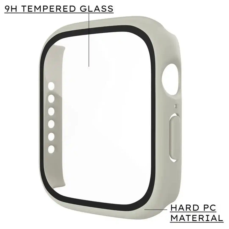 CULT OF PERSONALITY - Screen Protector Case for iWatch Series 7 - 45 mm - Grey