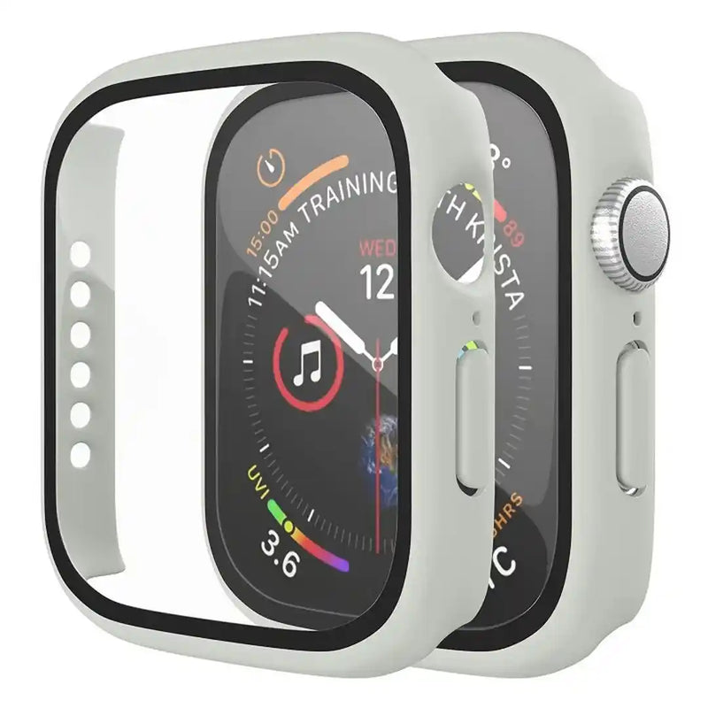 CULT OF PERSONALITY - Screen Protector Case for iWatch Series 7 - 45 mm - Grey