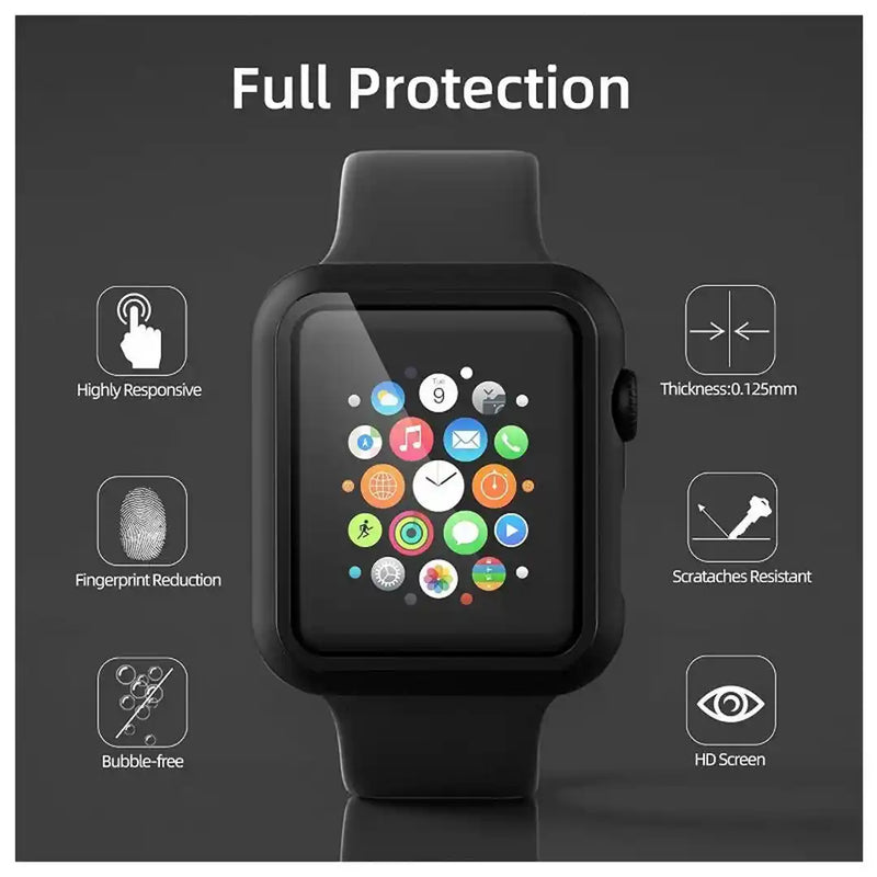 CULT OF PERSONALITY - Screen Protector Case for iWatch Series 1/2/3 - 38 mm - Black