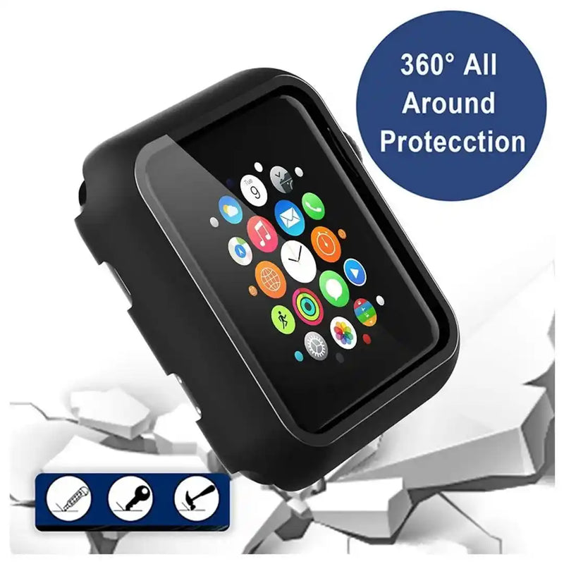 CULT OF PERSONALITY - Screen Protector Case for iWatch Series 1/2/3 - 38 mm - Black