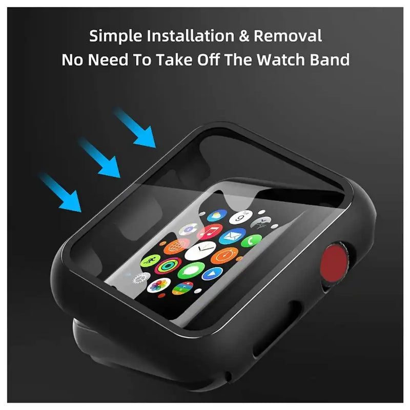 CULT OF PERSONALITY - Screen Protector Case for iWatch Series 1/2/3 - 38 mm - Black