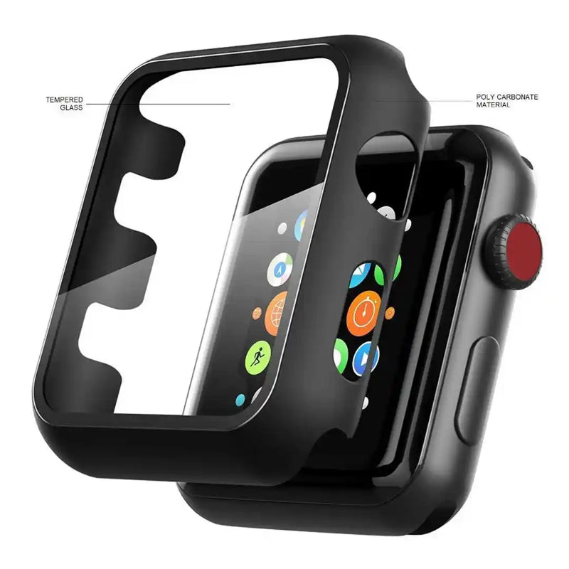 CULT OF PERSONALITY - Screen Protector Case for iWatch Series 1/2/3 - 38 mm - Black