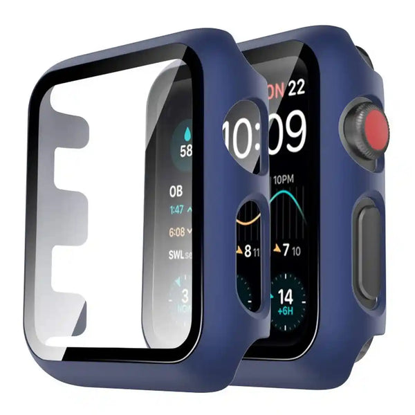 CULT OF PERSONALITY - Screen Protector Case for iWatch Series 1/2/3 - 42 mm - Dark Blue