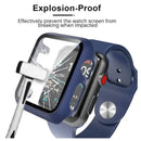 CULT OF PERSONALITY - Screen Protector Case for iWatch Series 1/2/3 - 42 mm - Dark Blue