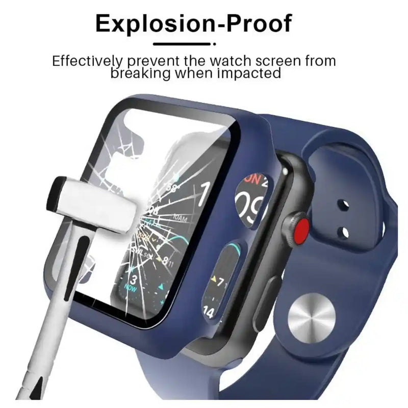 CULT OF PERSONALITY - Screen Protector Case for iWatch Series 1/2/3 - 42 mm - Dark Blue