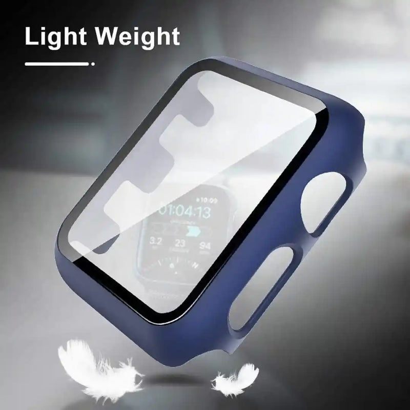CULT OF PERSONALITY - Screen Protector Case for iWatch Series 1/2/3 - 42 mm - Dark Blue